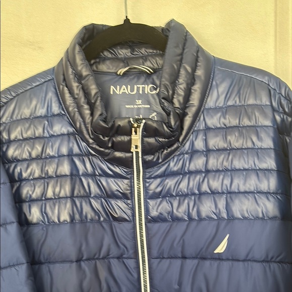 🦸‍♂️Big & Tall Nautica Blue Quilted Puffer Jacket - Picture 1 of 4
